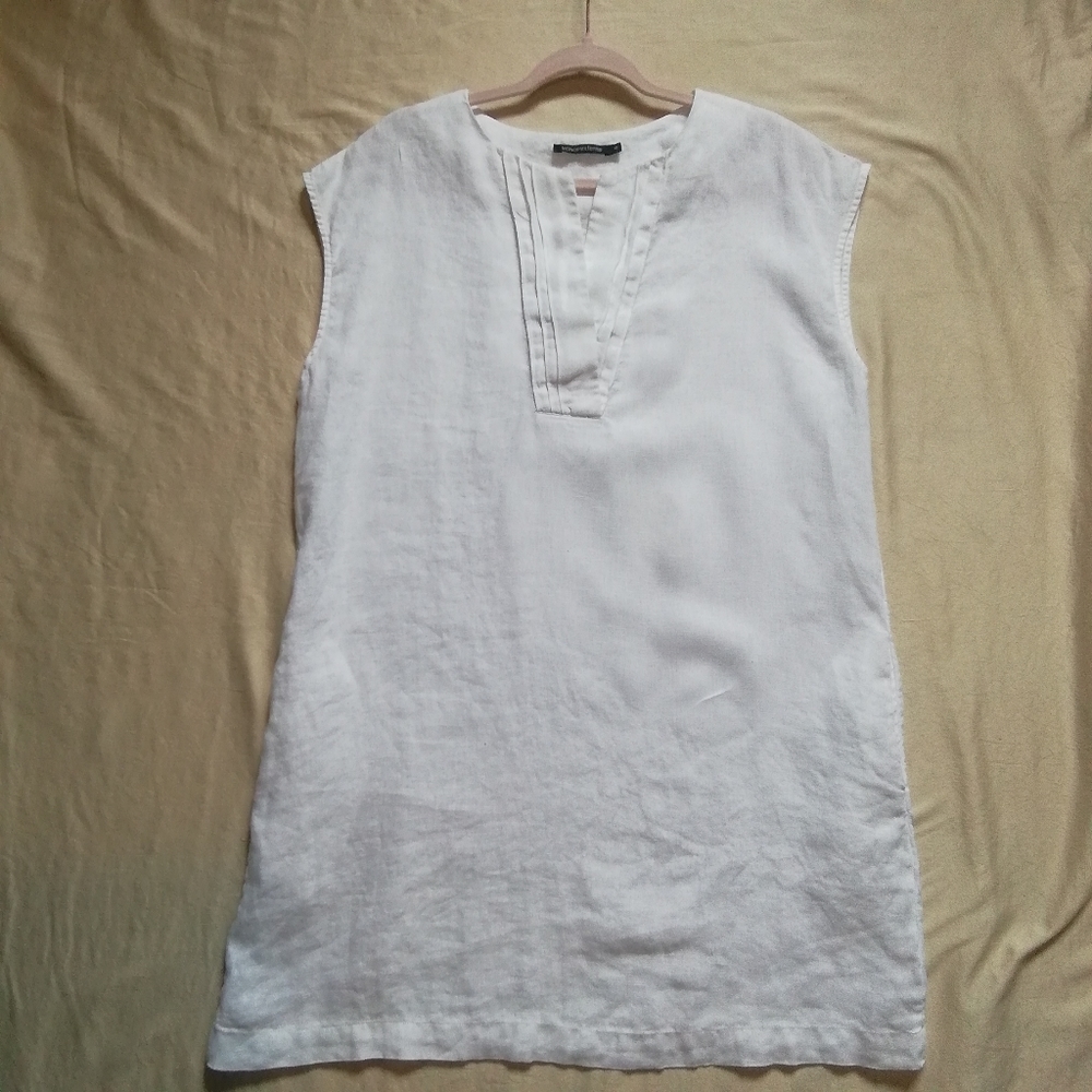 White linen dress size 42